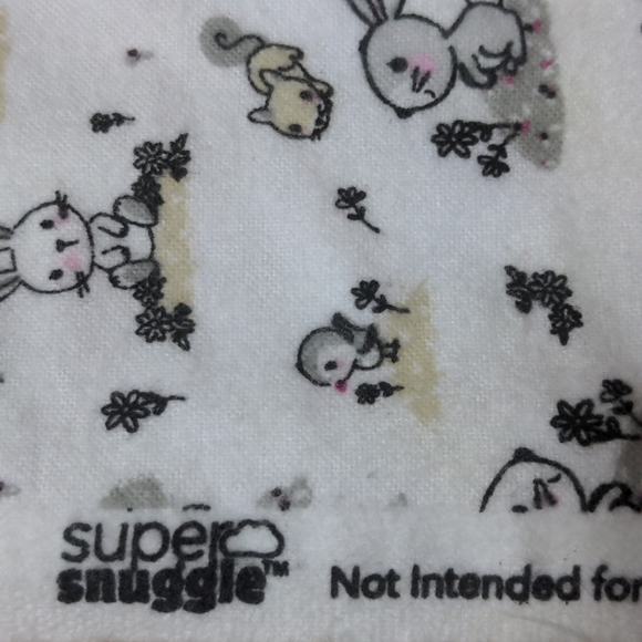 Joann Fabrics Super Snuggle Bunny Squirrel Woodland Animal Fabric Destash - Picture 4 of 6